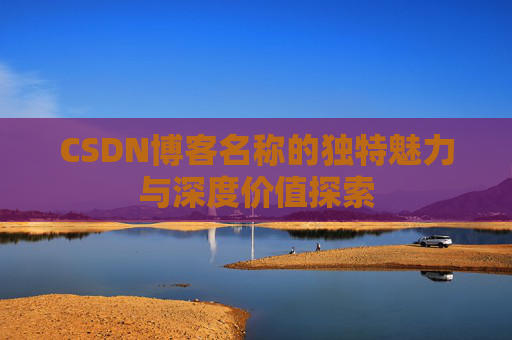 CSDN博客名称的独特魅力与深度价值探索